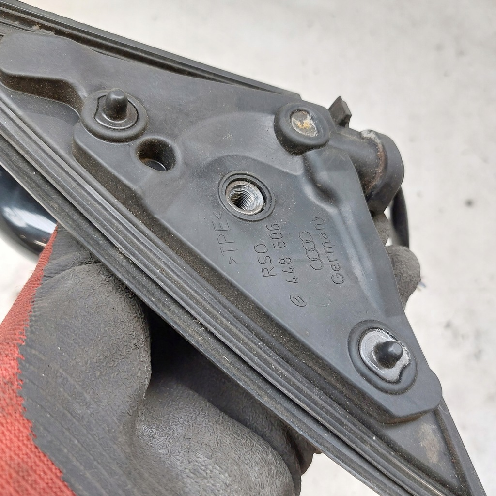 фото №9, Audi a6 c6 дзеркало праве електричний 5pin чорні