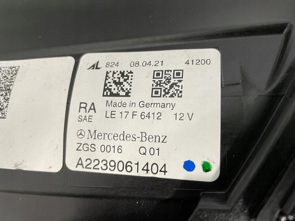 фото №16, Mercedes s-klasa w223 multibeam лампа ліва права