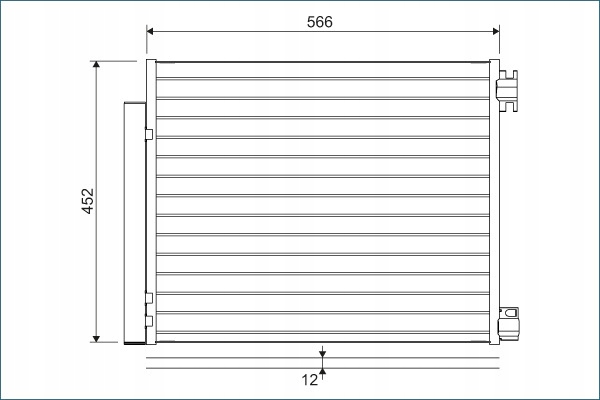 фото №1, Valeo 822569 конденсатор, кондиционер