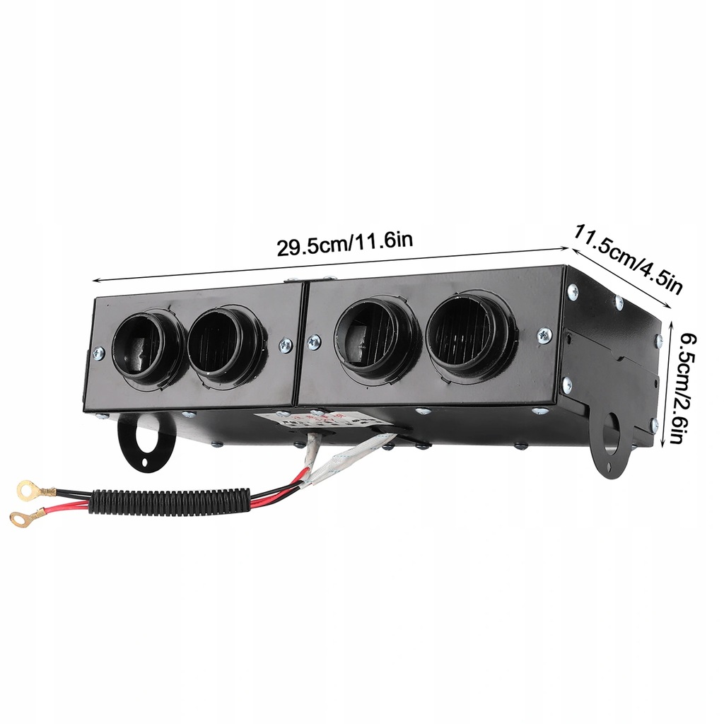 фото №9, Радиатор отопитель автомобильная 4-otworowy 12v