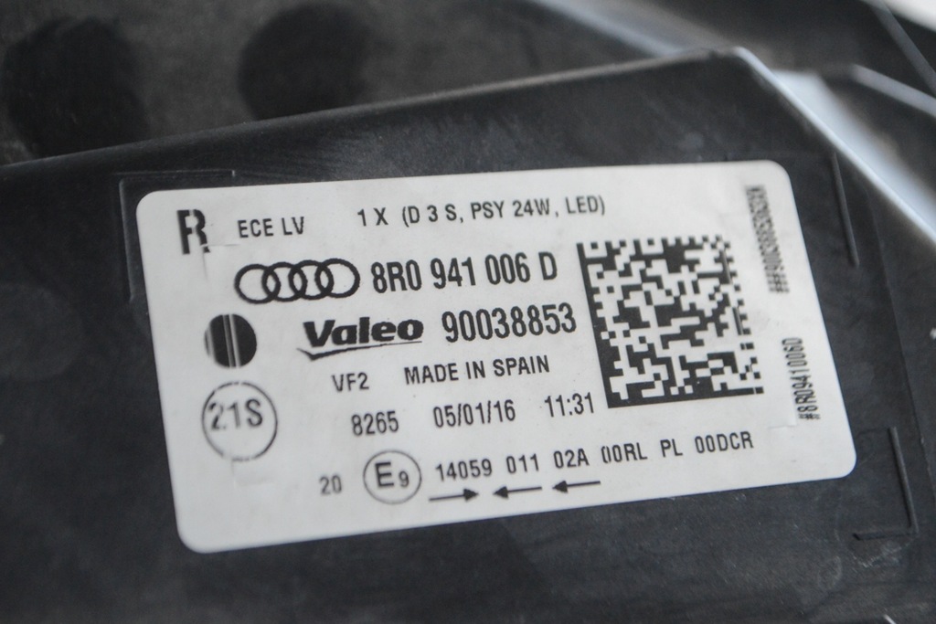 фото №11, Audi sq5 фара передний правый ксенон 8r0941006d tdi 8r 2016 rhd