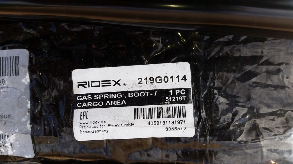 фото №4, Підйомник газовий кришки багажника honda civic viii