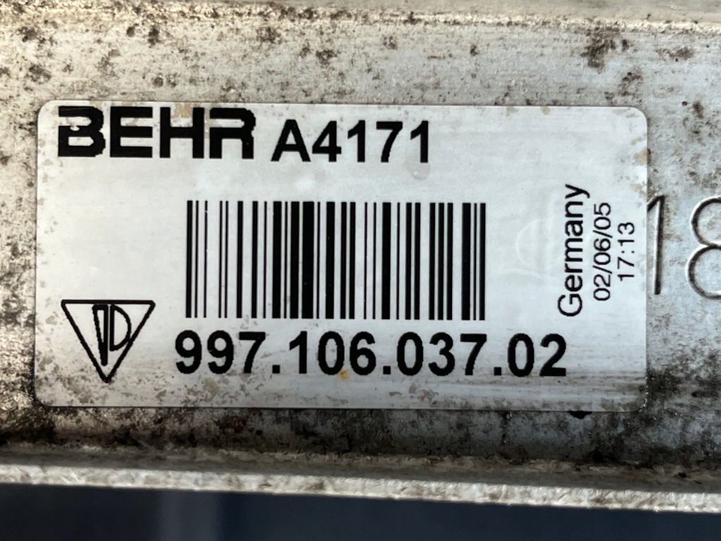 фото №8, Воздуховод воздуха радиатор porsche 997 911