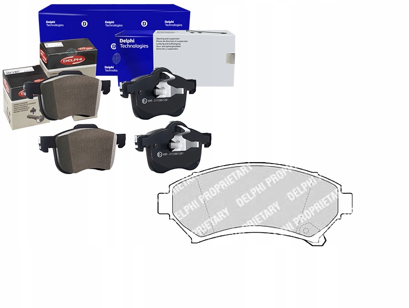 фото №1, Delphi lp1609 набор тормозных колодок тормозных, тормоза дисковые