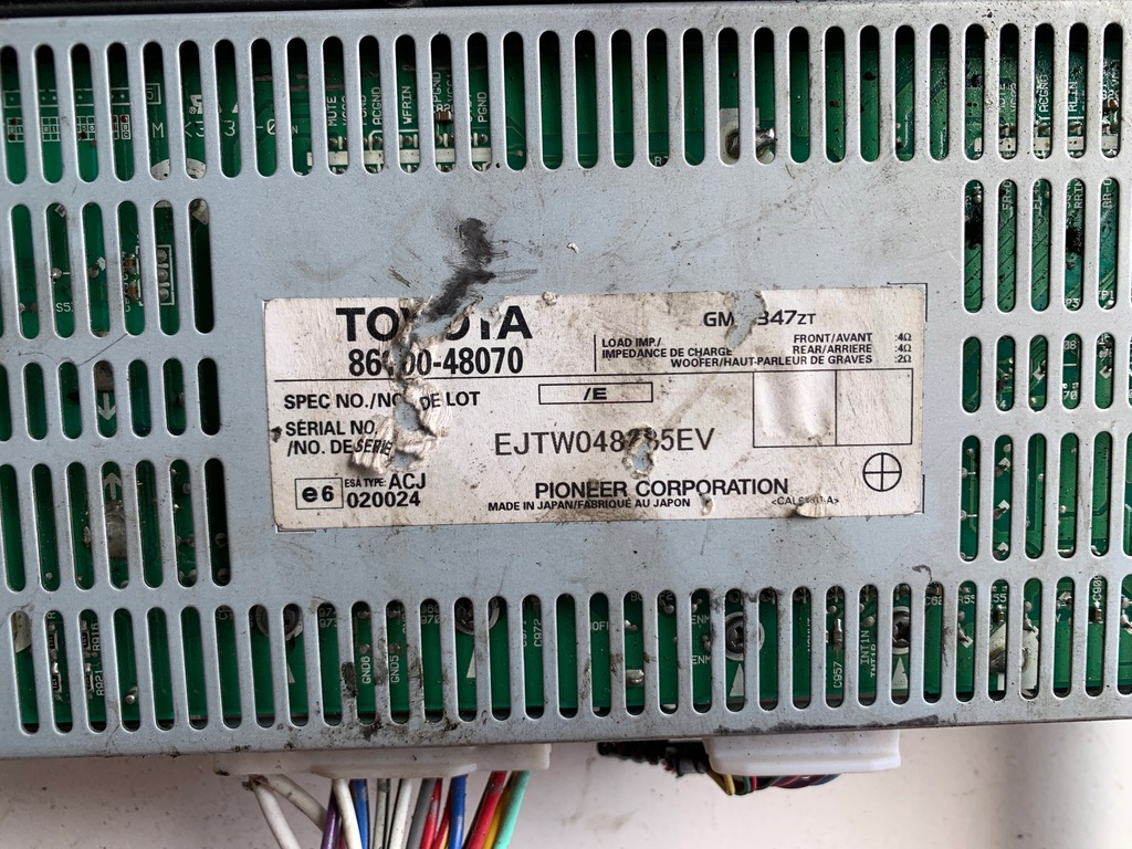 фото №2, Підсилювач радіо lexus rx ii 86100-48070