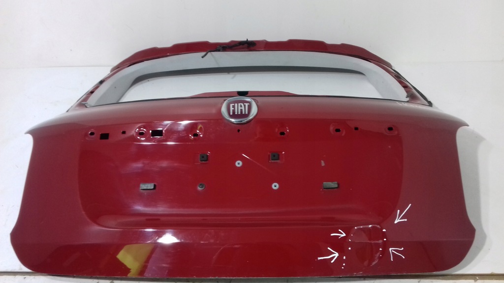фото №9, Fiat 500 кришка багажника задня czerwona