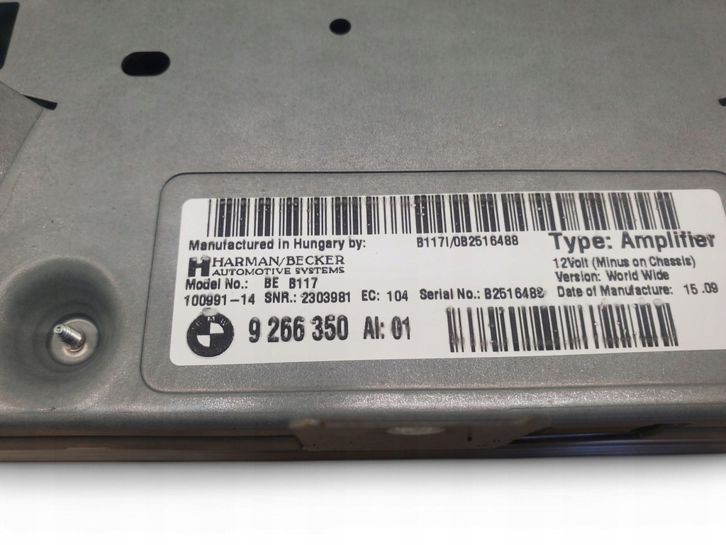 фото №7, Bmw 7 f01 f02 f03 f04 2012 усилитель аудио