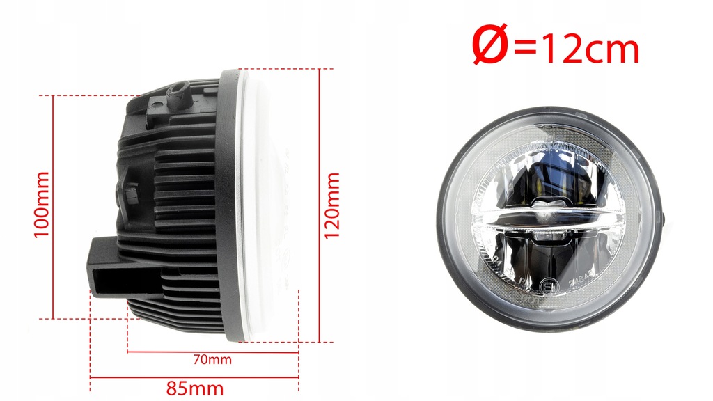 фото №10, Свет led круглые drl противотуманная фара drl duolight