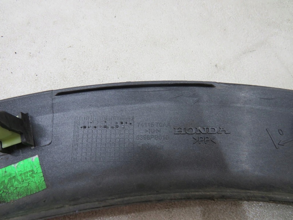 фото №8, Молдинг крыла правый перед honda crv iv 74115t0aa