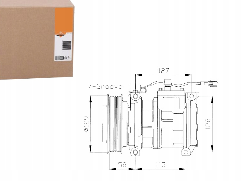 фото №1, Компрессор компрессор кондиционера [nrf]