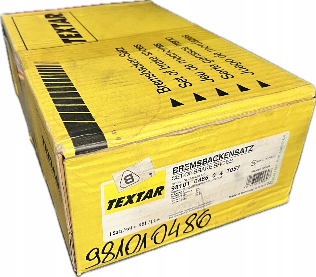 Купити Textar 981010486 = 91048600 набір колодка гальмівних
