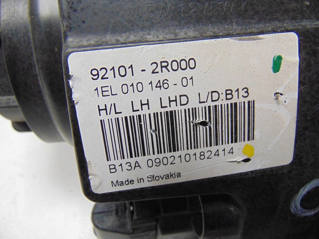 фото №13, Лампа левая перед hyundai i30 2007-2010 92101-2r000 europa тонированная lift