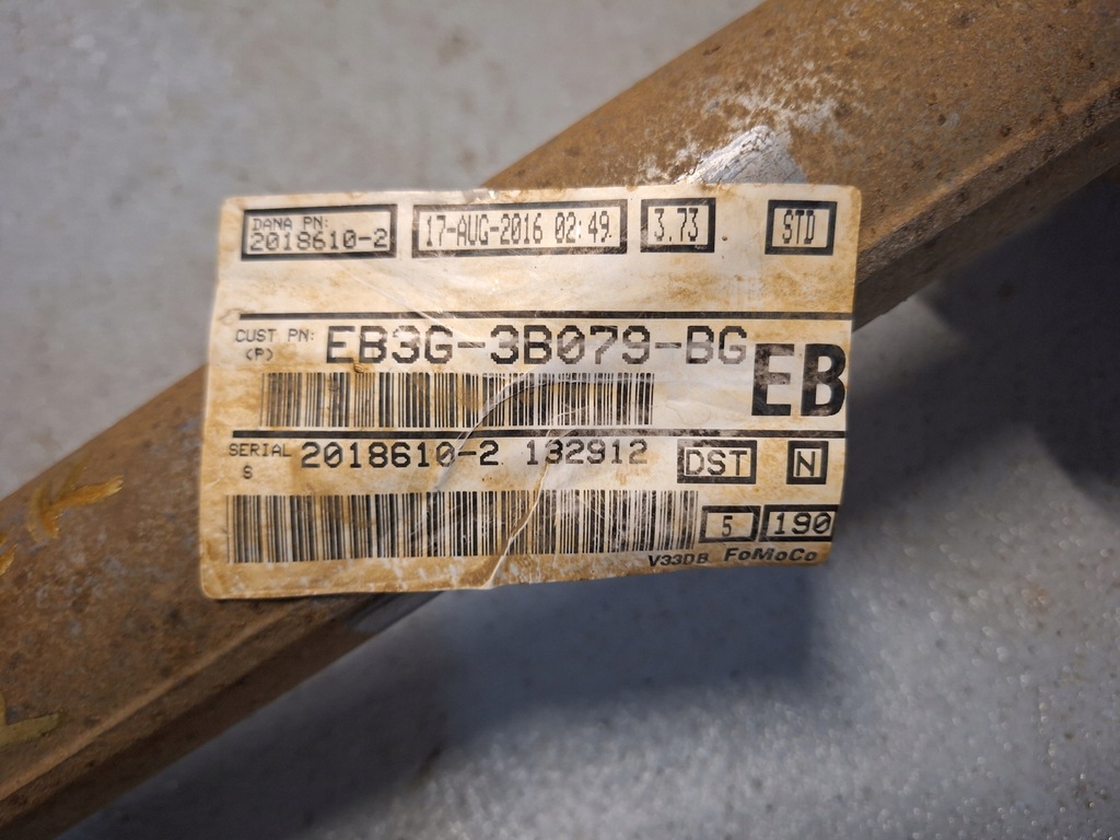 фото №2, Міст перед диференціал ford ranger iv 2017r 3.2 tdci