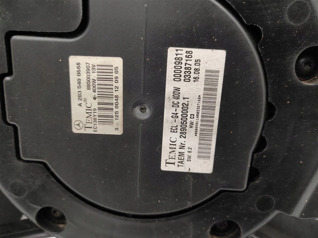 фото №8, Вентилятор mercedes c 203 w203 a2035001593