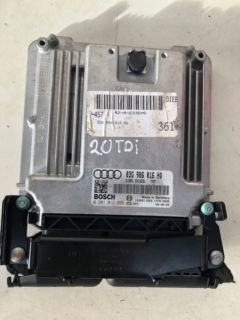 фото №6, Блок управления набор стартовый audi a6 c6 2.0 tdi 03g906016hg