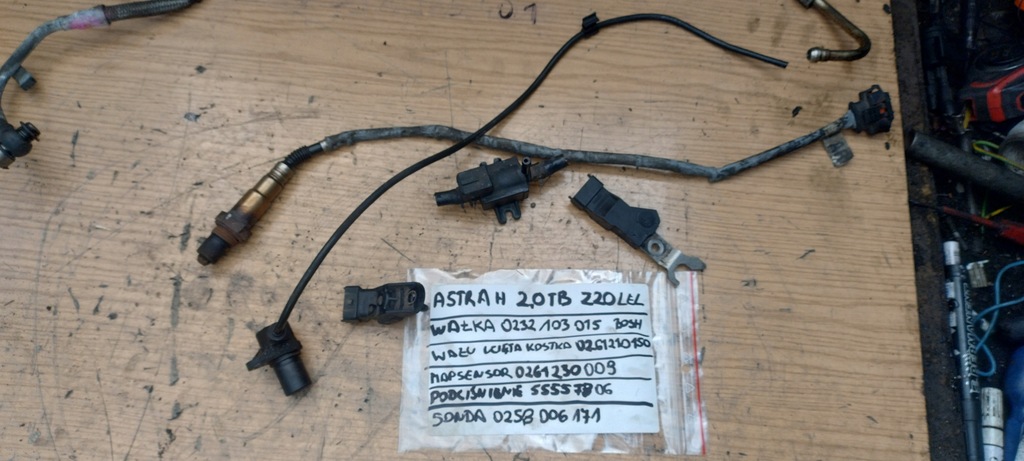 фото №1, Opel astra h 2,0 turbo z20lel датчик mapsensor 0261230009