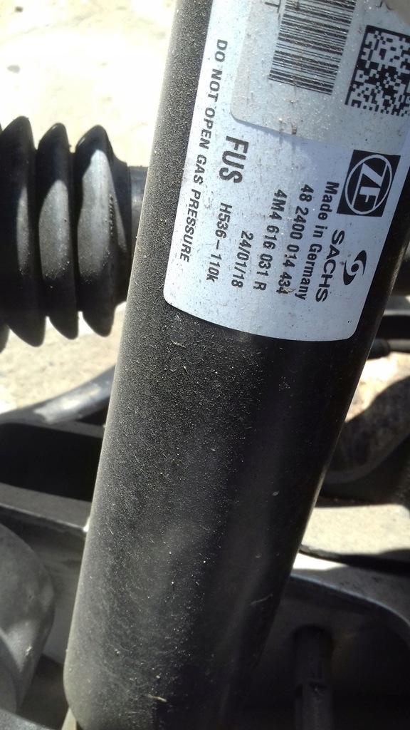 фото №15, Амортизатор задняя 4m4616031r vw touareg iii sachs