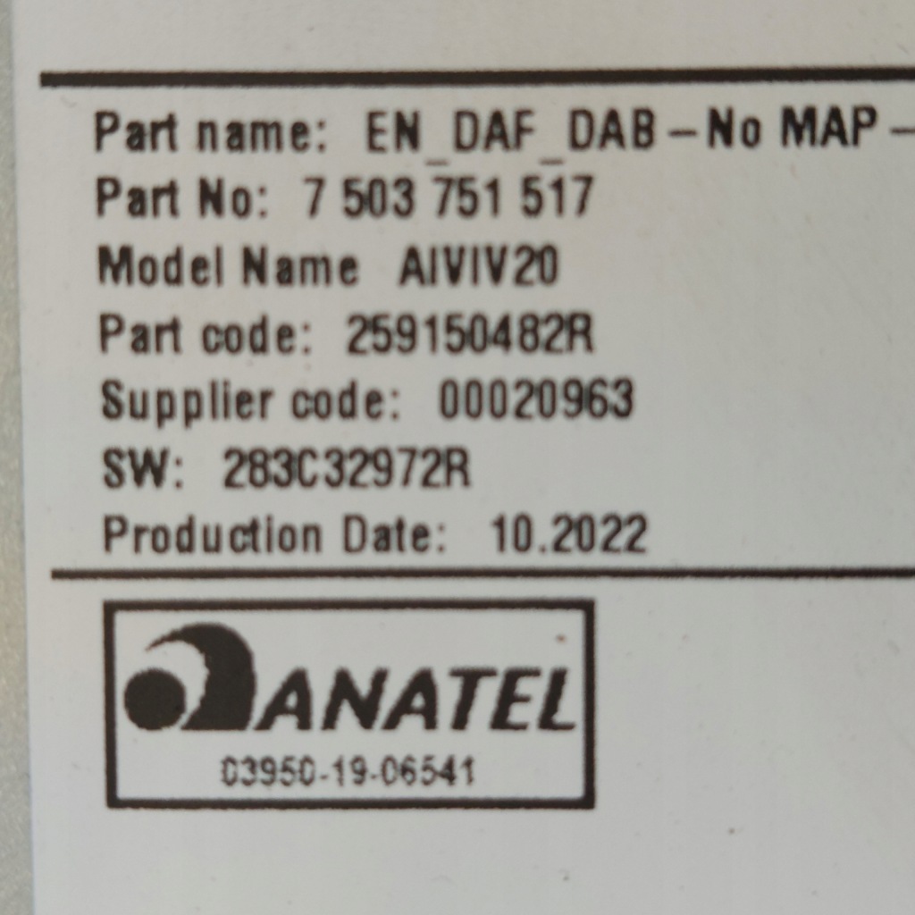 фото №4, Kangoo iv 21- радио навигация 259150482r