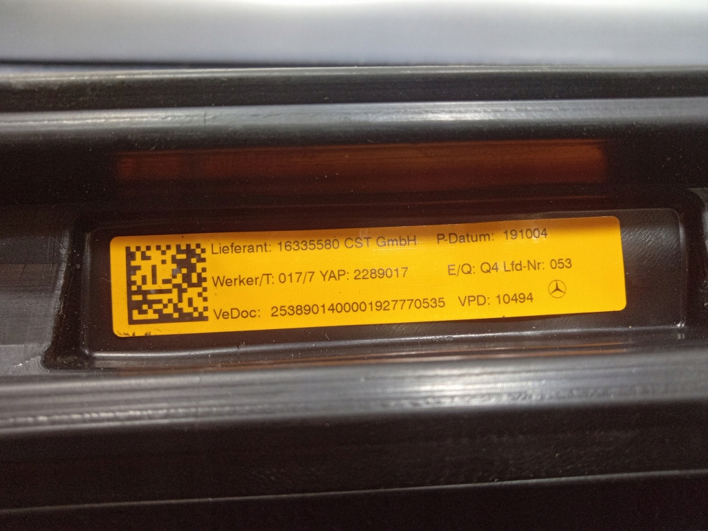 фото №5, Mercedes glc x253 рейлинги кровельные комплект a2538900493