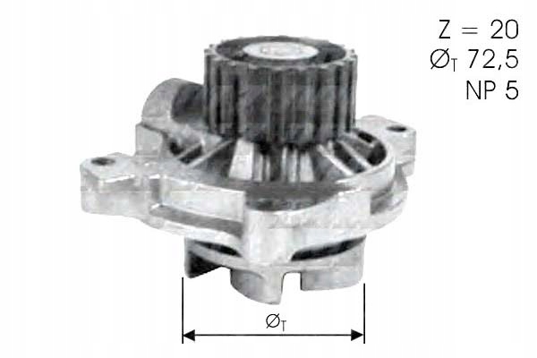 фото №2, Dolz насос wody audi