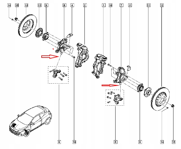 фото №6, Шарова опора важеля megane iii rs sport rs нижній