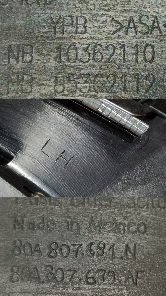 Audi q5 рестайлинг  s-line решётка бампера левая перед 80a807681n Цена