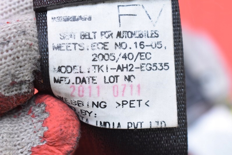 фото №8, Pas безопасности правый перед eu tki-ah2-eg535 nissan micra k13 10-13