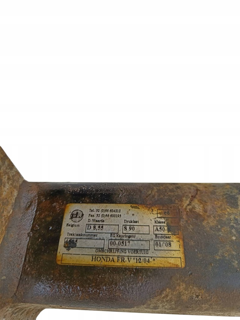 фото №9, Honda fr-v 2008 hak буксирувальний / комплект