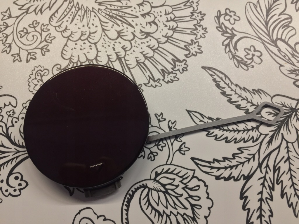 фото №1, Mini cooper f55 левая заглушка фаркоп бампера задняя