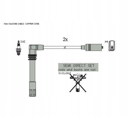 фото №1, Starline провода зажигания audi a4/ vw
