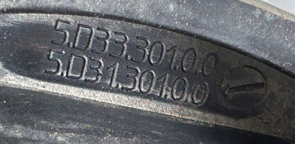 фото №3, Воздуходувка обдув alfa romeo mito 5d3130100