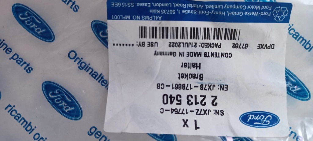 фото №7, Абсорбер напрямна бампера ford focus jx7b17b861cb