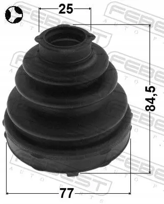фото №3, Захист пильник шарнір внутрішнього 0715-jb416xt