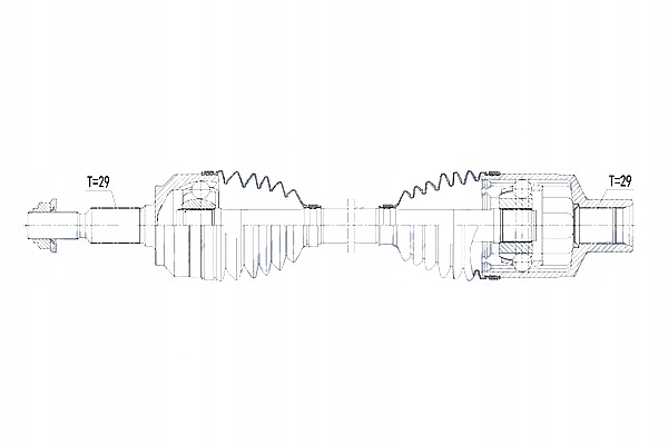 фото №11, Приводной вал приводная jeep grand cherokee iii 05-10 commander 05-11 правая