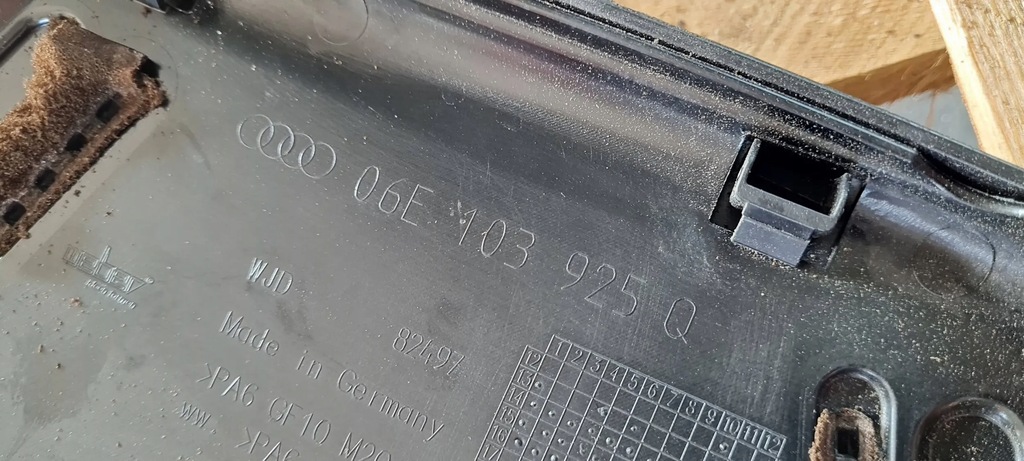 фото №9, A6 c7 4g lift защита крышка двигателя 3.0 tfsi 06e103925q a7 4g