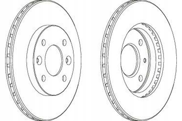 фото №1, Ferodo гальмівні диски гальмівні 2szt nissan kubistar renau