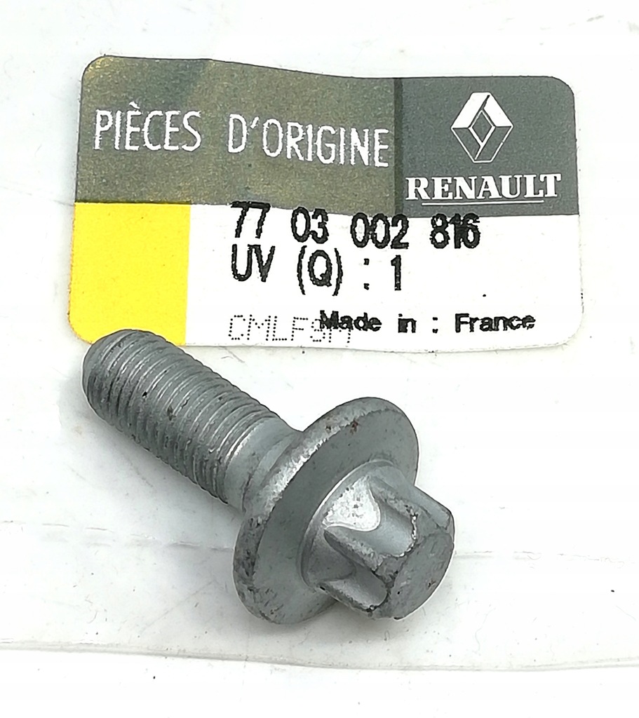 фото №1, Болт шкворень m10x1.25 renault clio iii dacia logan sandero 7703002816 oe!