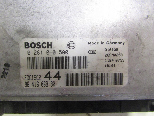 фото №1, Блок управления , бортовой компьютер peugeot 206 2,0 hdi