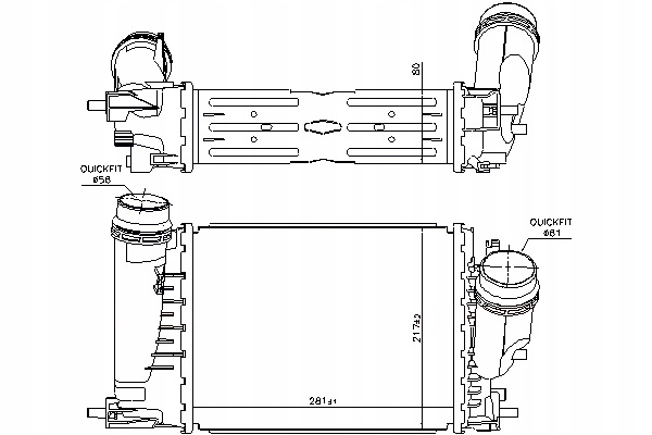 Интеркулер радиатор воздуха впускной renault espace v grand Цена