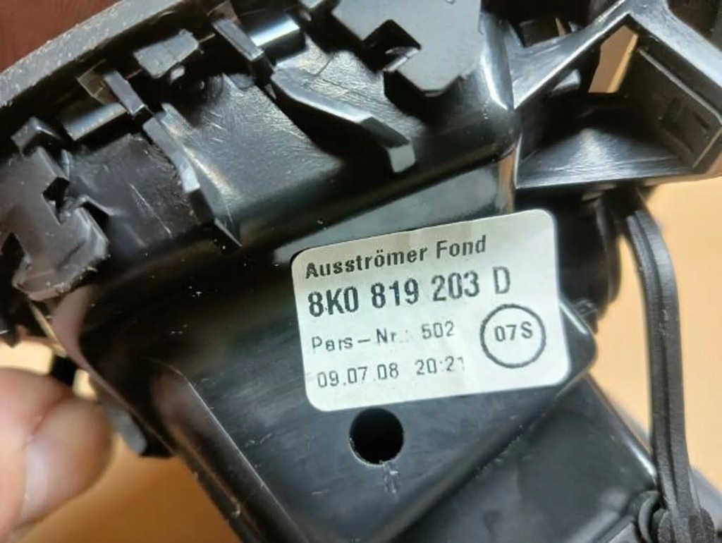 фото №5, Audi a5 8t решітка обдув задня задня 8k0819203d