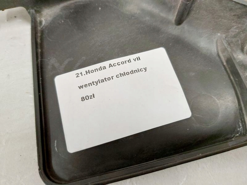 фото №7, Honda accord 7 vii 2.2 i-ctdi вентилятор радіатора