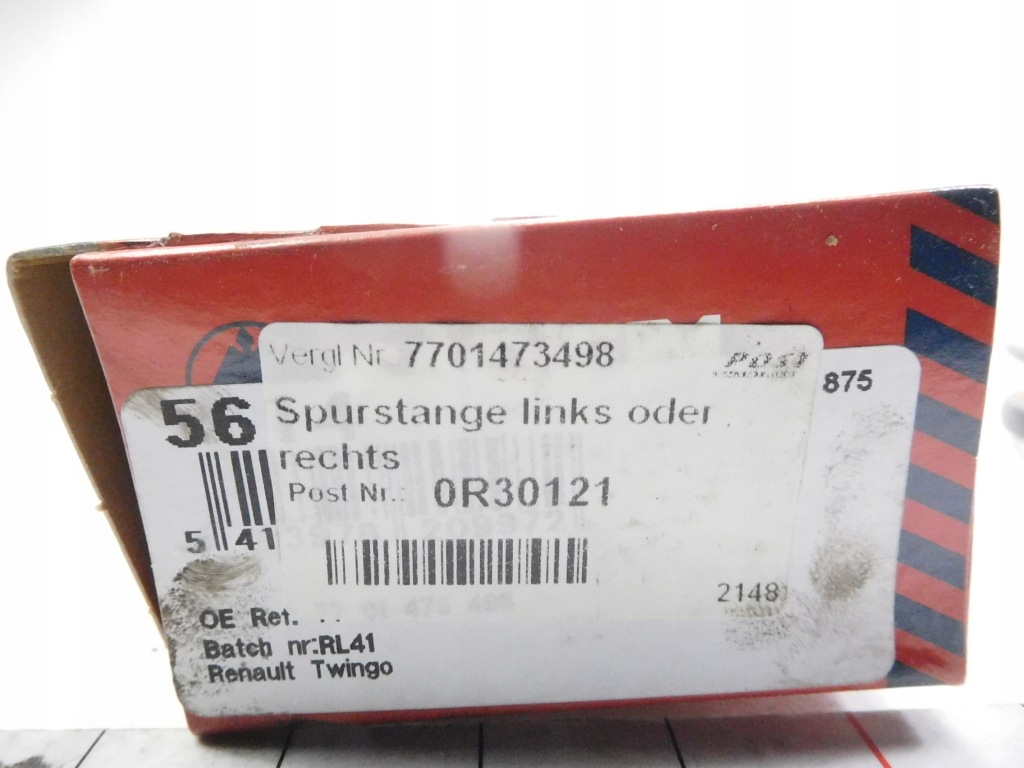 фото №5, Тяга рулевой renault twingo i 7701473498