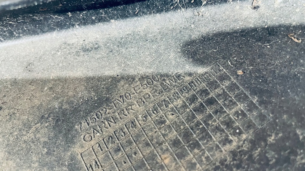 фото №9, Спойлер дифузор бампера civic ix 71502-tv0-e500