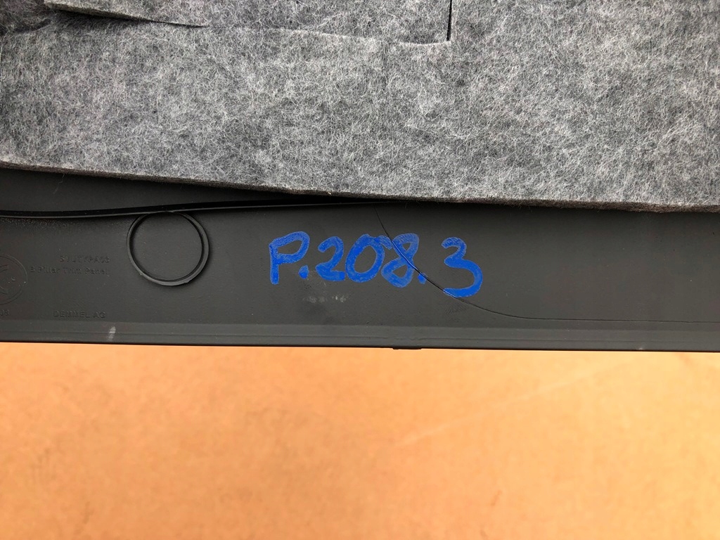 фото №11, Защита стойка левая audi a8 d4 lift 4h08672856ps