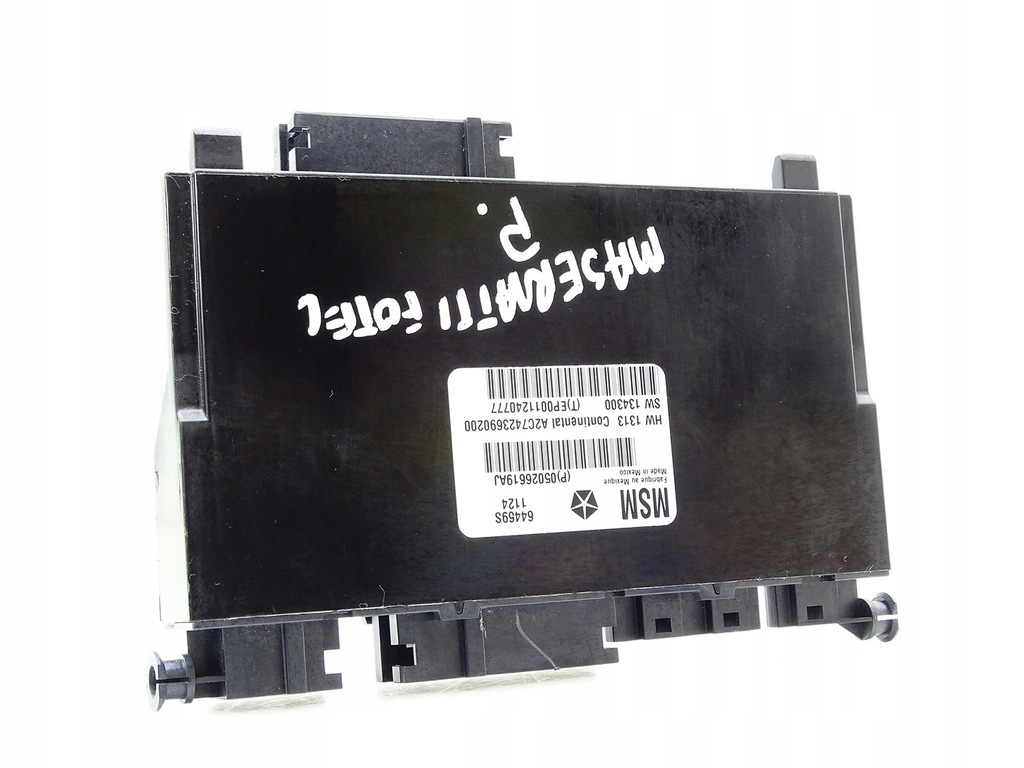 фото №1, Блок керування модуль сидіння maserati ghibli iii p05026619aj