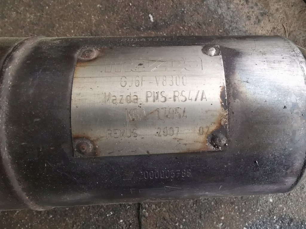 фото №1, Каталізатор dpf mazda 6 diesel2.0citd 02-09 remus