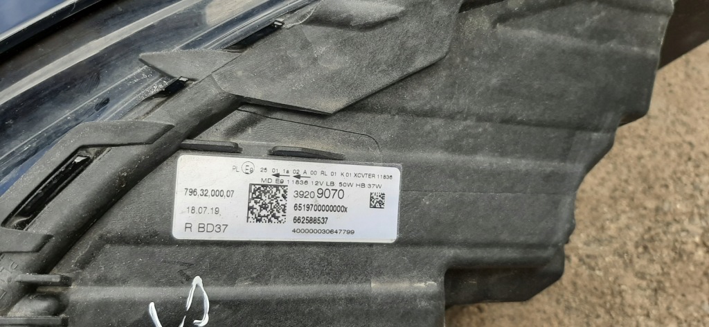 Opel astra k v фара правая передок  full led lux 39209070 оригинал Цена