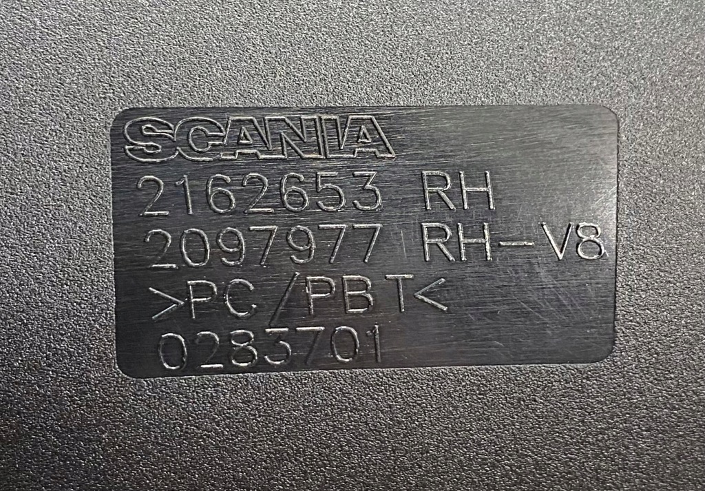 Listek облицовка ветровик rh scania r streamline 2162653 Оригинал