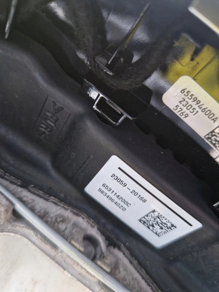 фото №7, Воздуховод кожа мультифункция peugeot 308 iii 3008 лепестки переключения