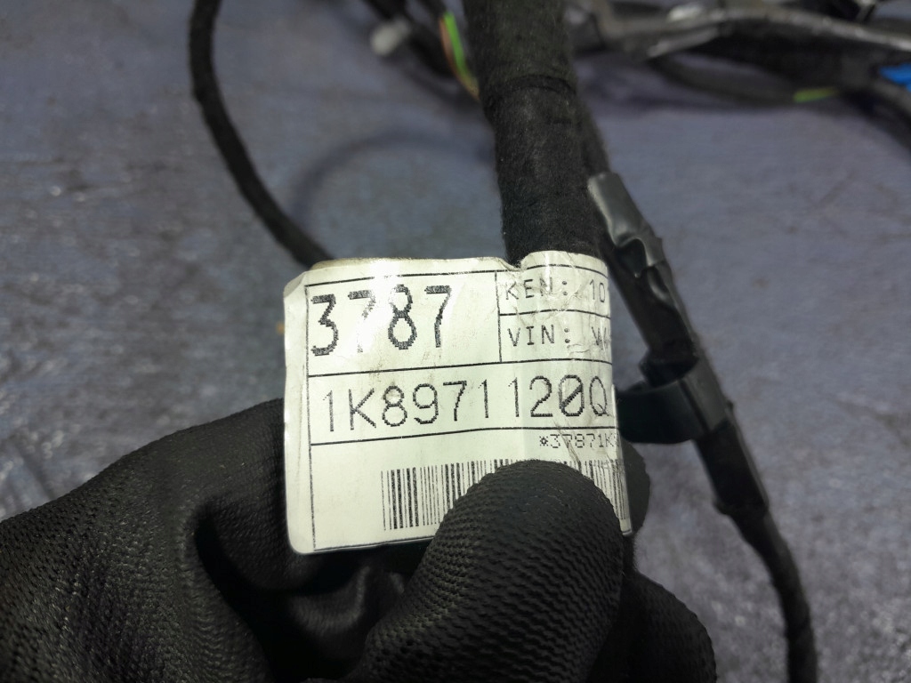 фото №6, Vw scirocco джгут електропроводка двері передніх лівих 1k8971120q